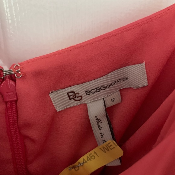 BCBG Generation Salmon Cocktail Dress - Picture 3 of 3